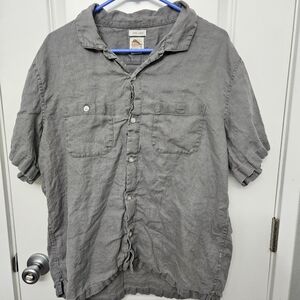 C C Californi Linen Shirt Mens XL